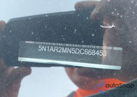 2013 Nissan Pathfinder S из США, поврежденный, VIN 5N1AR2MN5DC668453